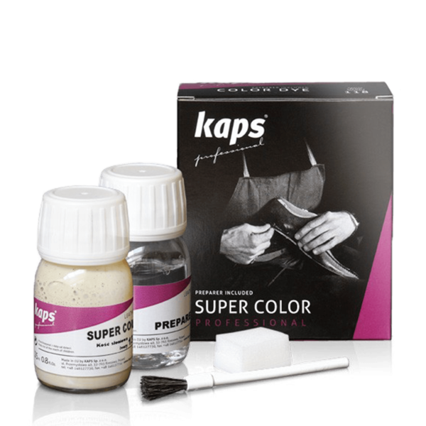 Фарба для шкіри Kaps Super Color + Preparer Темно-коричнева 0415045-106